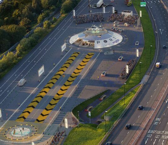 Air One | El primer aeropuerto para taxis voladores y drones de reparto Small Urban Air Port Coventry - Copyright Urban Air Port 2