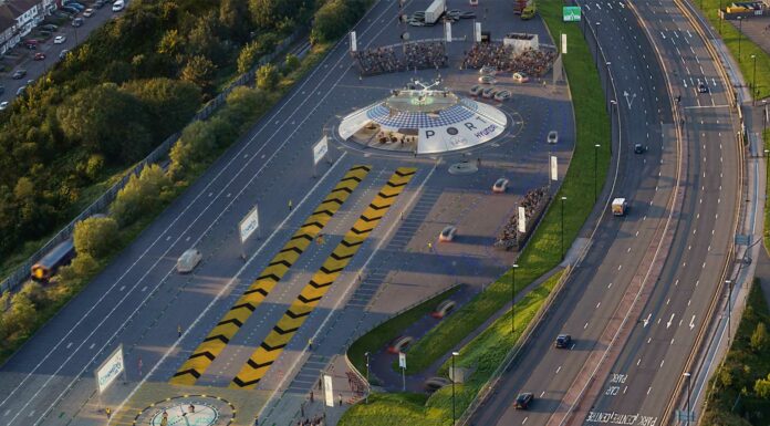 Air One | El primer aeropuerto para taxis voladores y drones de reparto Small Urban Air Port Coventry - Copyright Urban Air Port 2