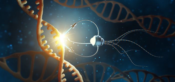 Nanorrobótica modificando ADN