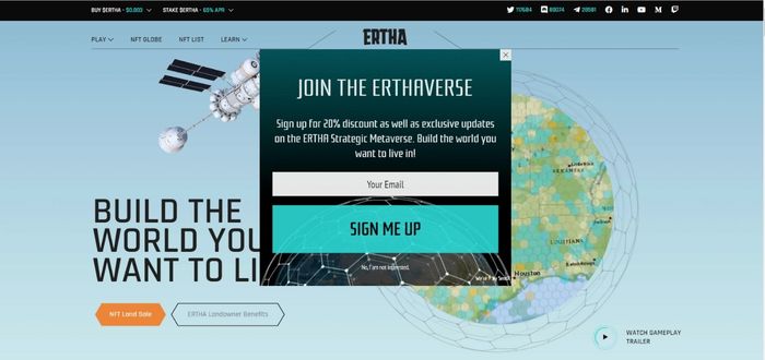 Ertha | Metaversos actuales
