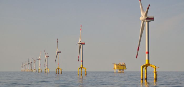 Estrcturas de energía renovable en el mar